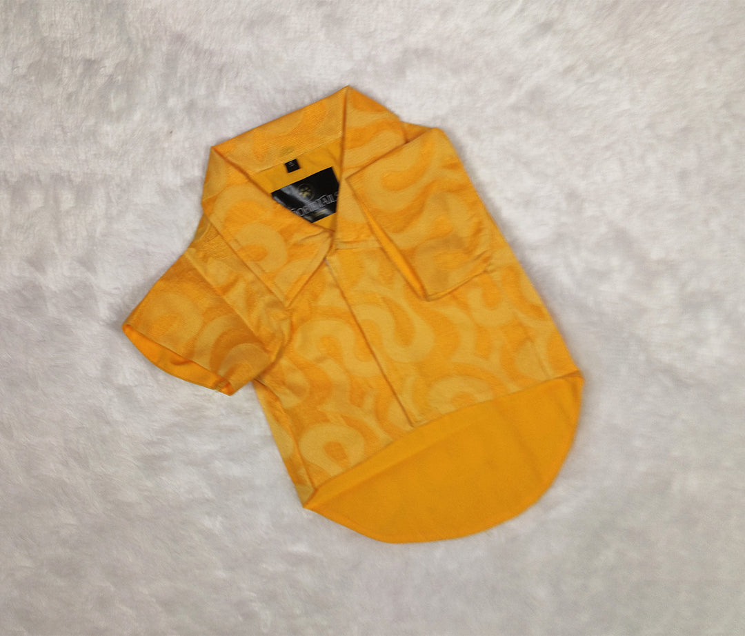 Kota Doria Yellow Shirt From Floobie Tails