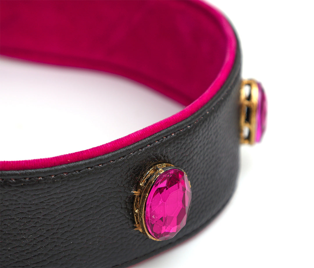 Pink Knight Collar From PawDrip