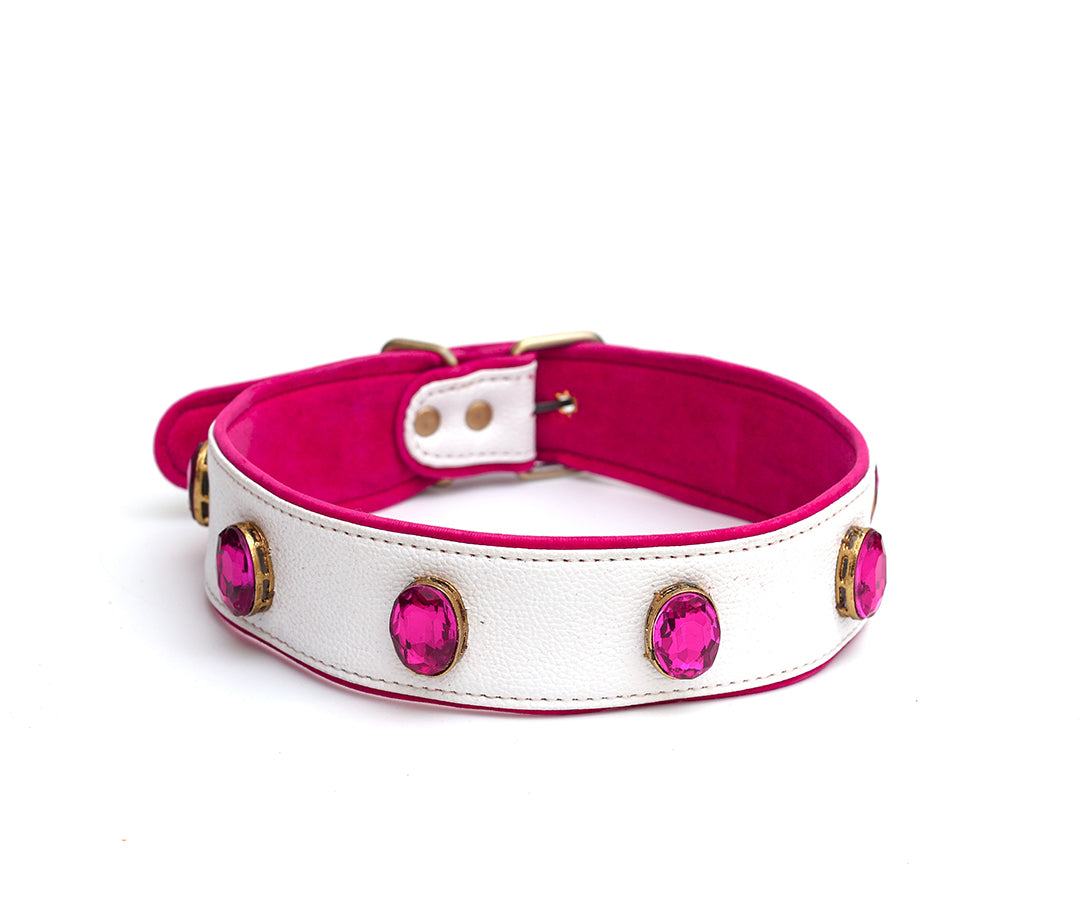 Pink Candy Collar From PawDrip
