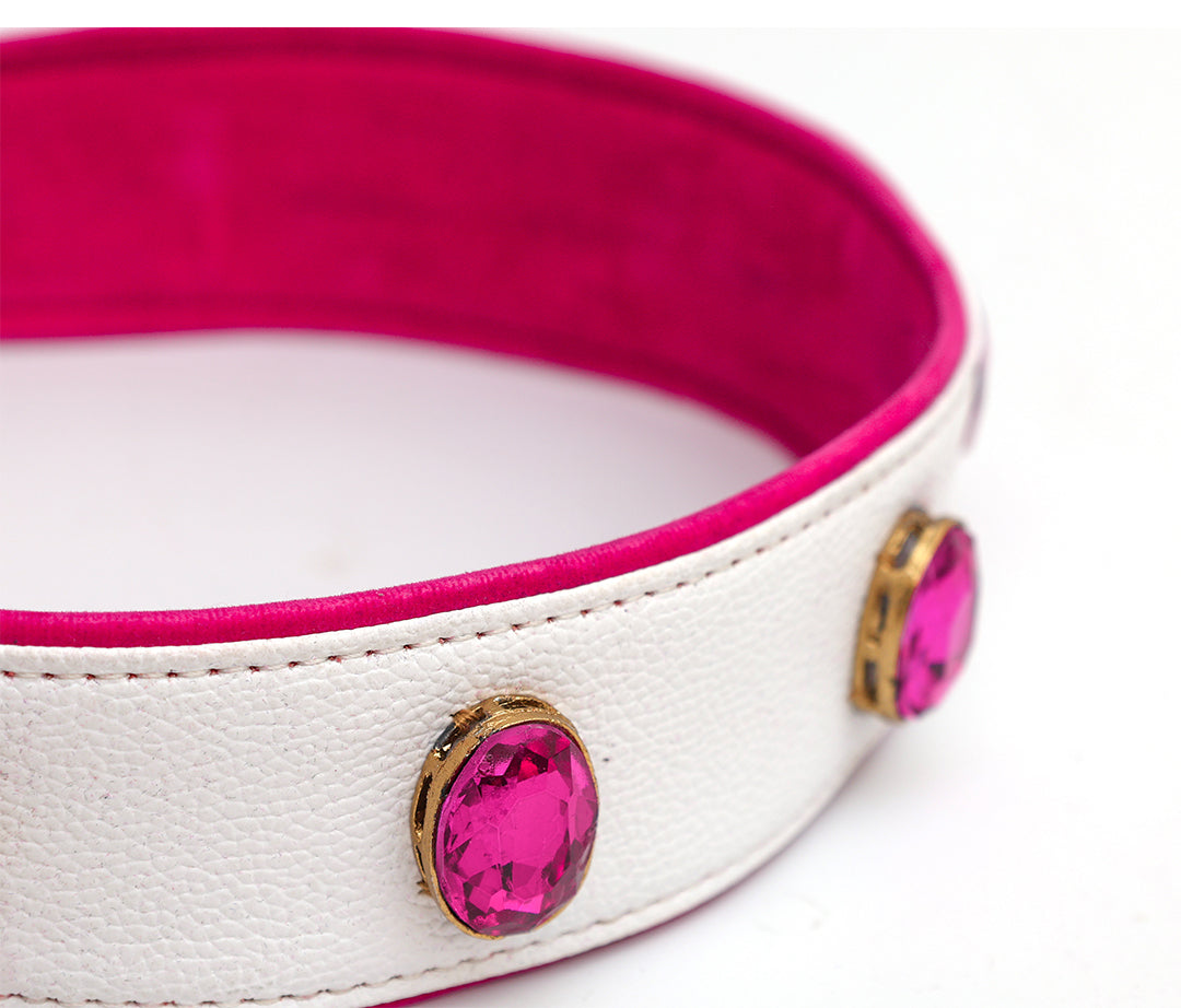 Pink Candy Collar From PawDrip